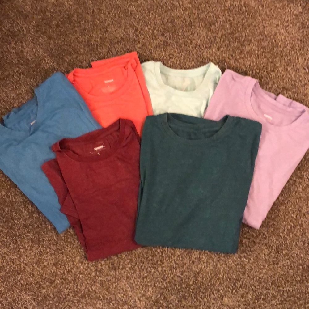 Bundle of 7 Sonoma short sleeve tshirts